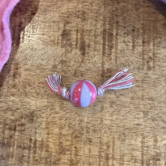 American Girl Doll SWEET DREAMS Pet Bed Reversible 2009 Pink Blanket Tug Toy - Picture 5 of 8